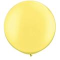 Mayflower Distributing 30 in. Pearl Lemon Chiffon Latex Balloon 52137